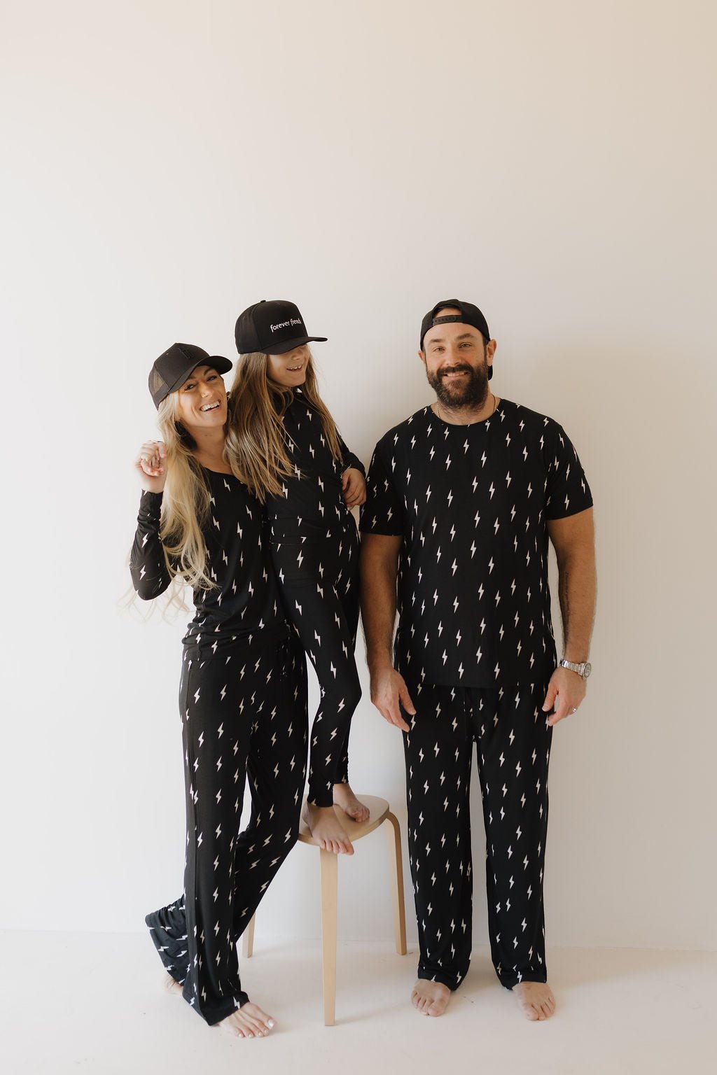 Bamboo Two Piece Pajamas | Midnight Lightning Bolt - Tenth &amp; Pine - Pajamas - 2/3 Years