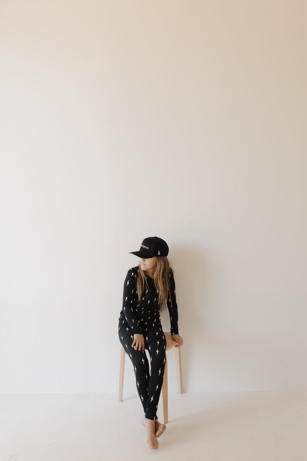 Bamboo Two Piece Pajamas | Midnight Lightning Bolt - Tenth &amp; Pine - Pajamas - 2/3 Years