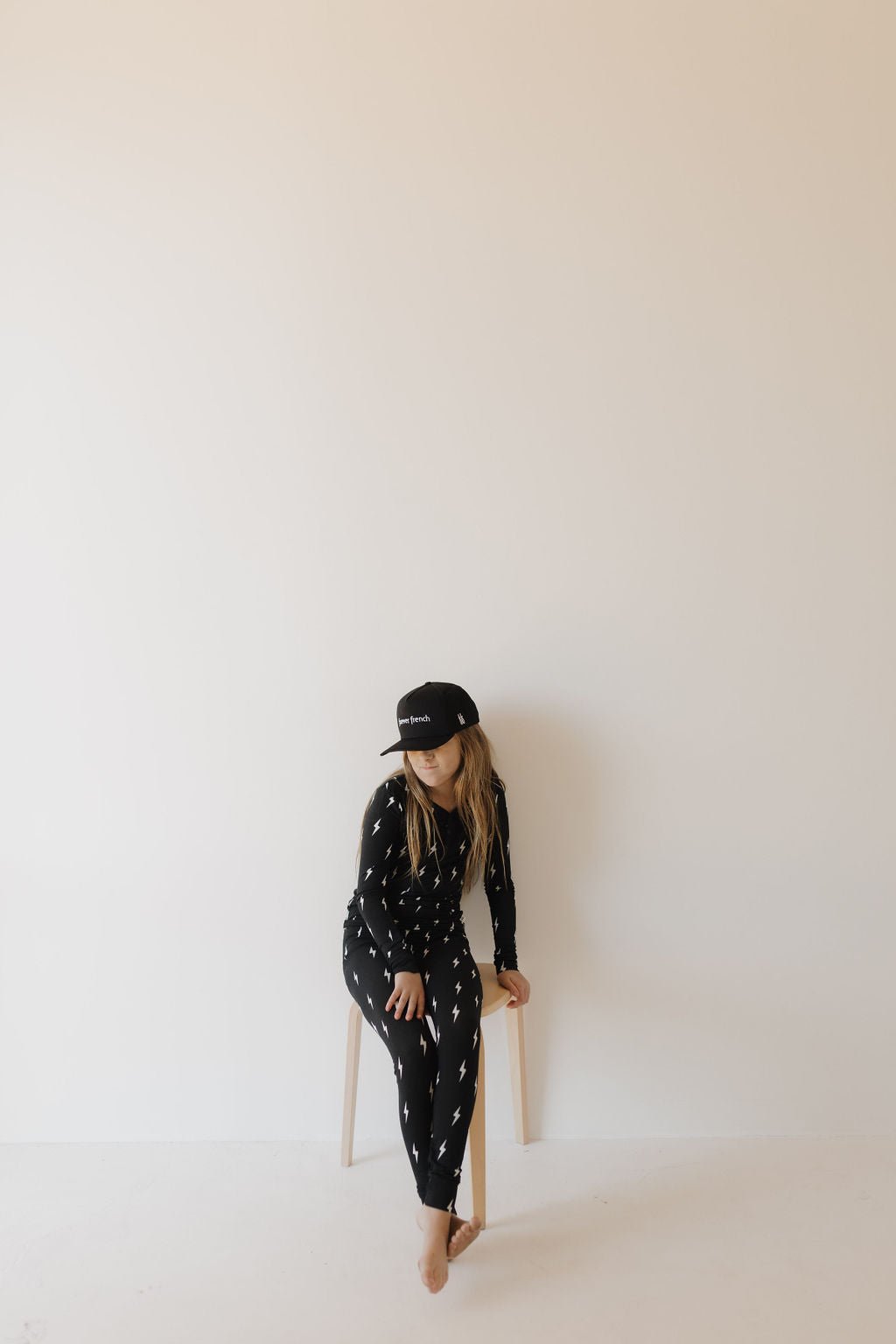 Bamboo Two Piece Pajamas | Midnight Lightning Bolt - Tenth &amp; Pine - Pajamas - 2/3 Years