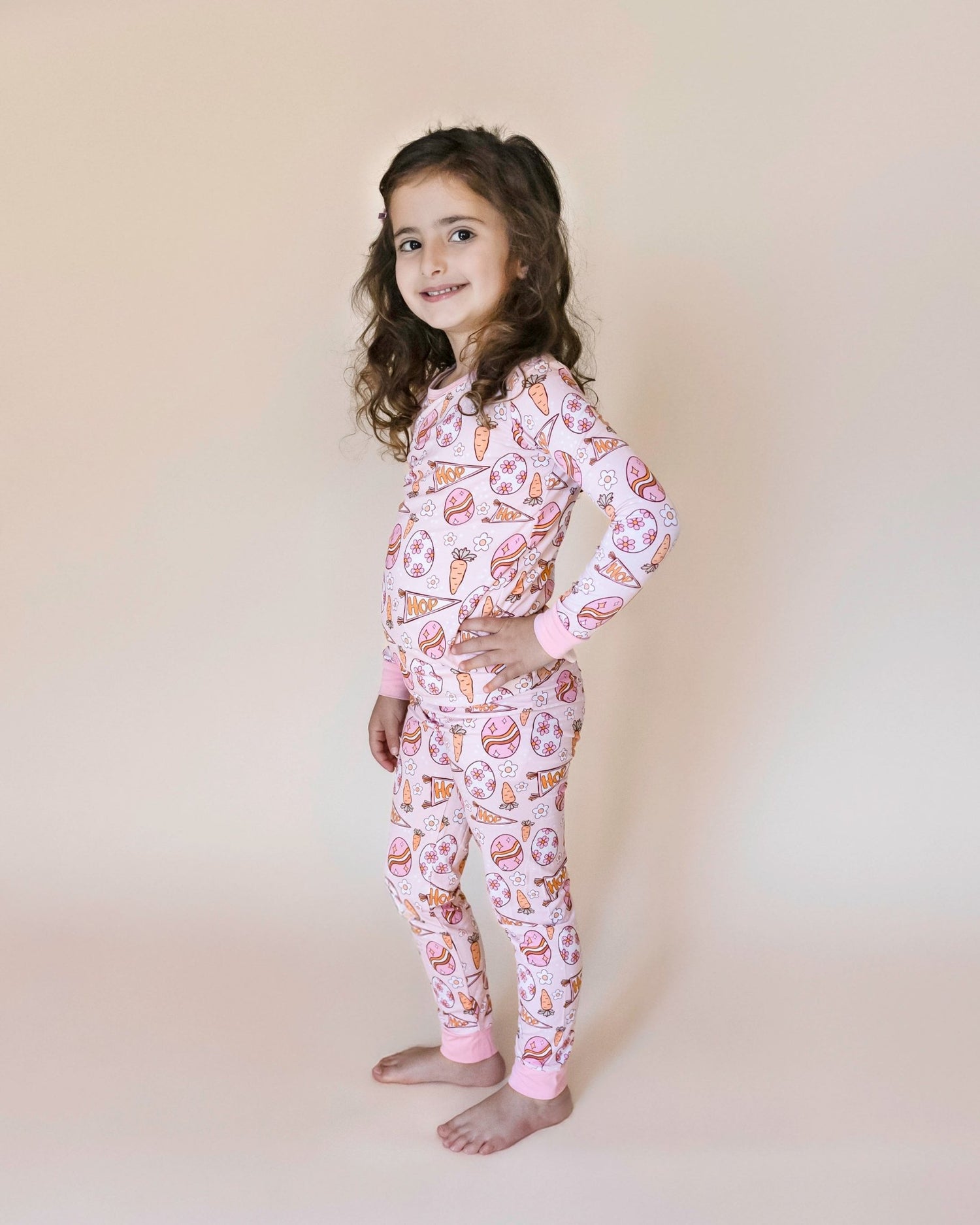 Bamboo Two Piece Set | Easter Hop - Tenth &amp; Pine - Romper - 18 - 24M