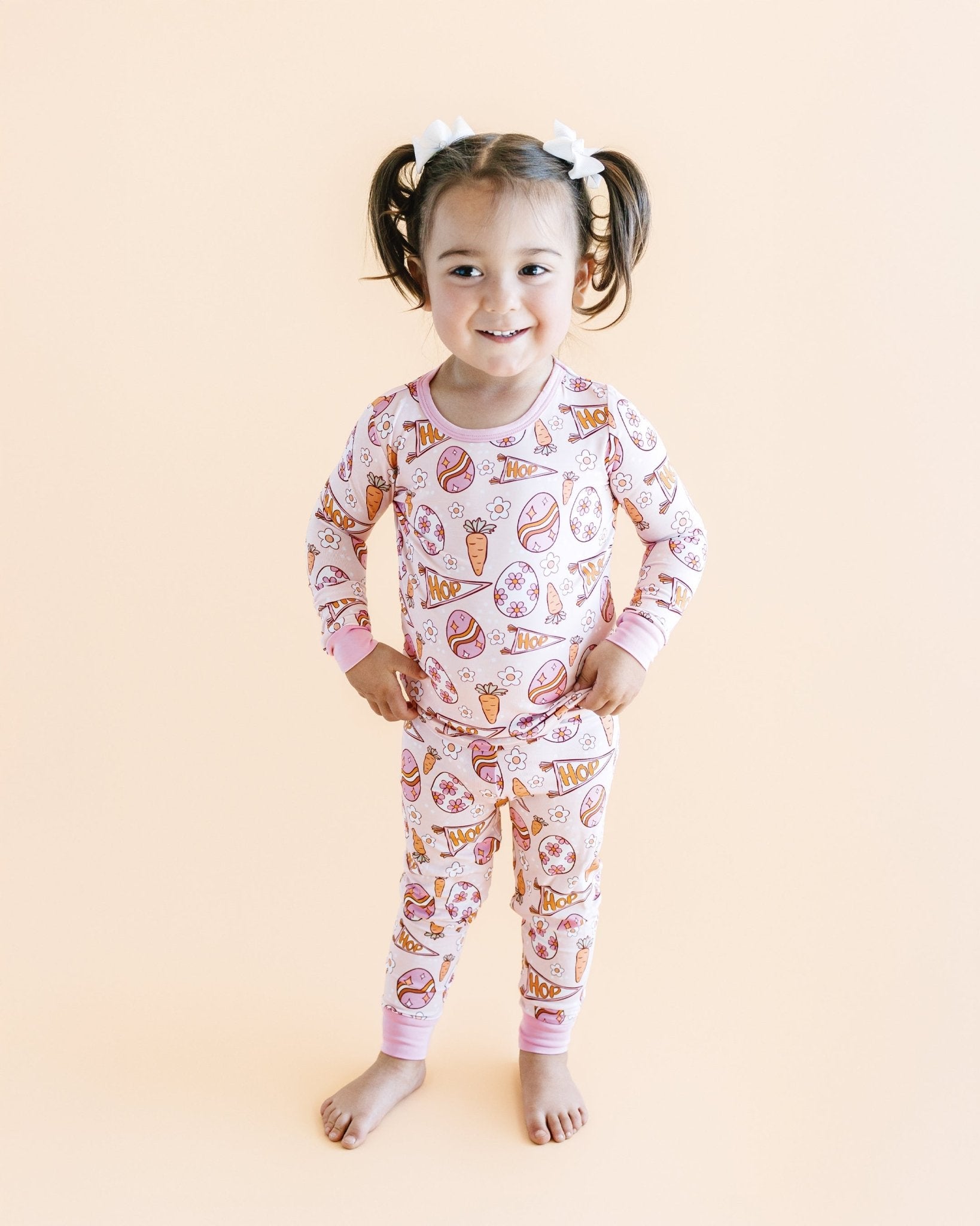 Bamboo Two Piece Set | Easter Hop - Tenth &amp; Pine - Romper - 18 - 24M