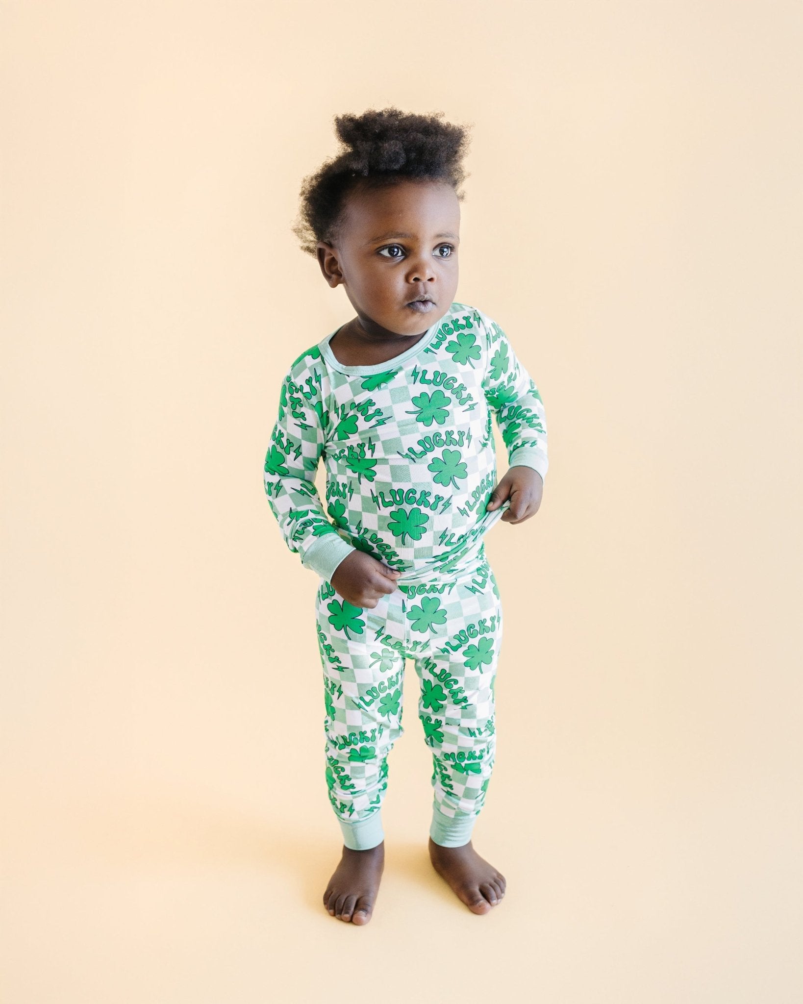 Bamboo Two Piece Set | Lucky Shamrock - Tenth &amp; Pine - Romper - 18 - 24M