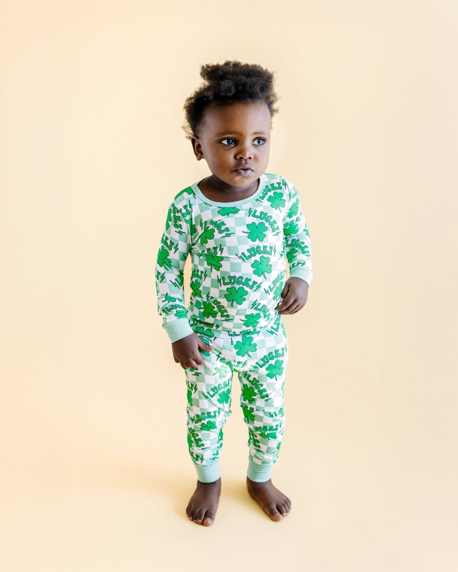 Bamboo Two Piece Set | Lucky Shamrock - Tenth &amp; Pine - Romper - 18 - 24M