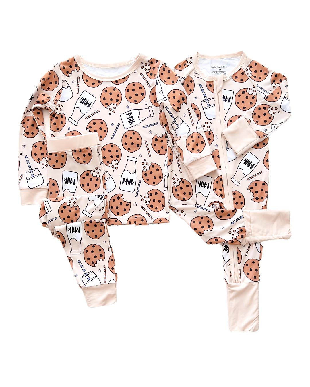 Bamboo Two Piece Set | Milk &amp; Cookies - Tenth &amp; Pine - Romper - 2T