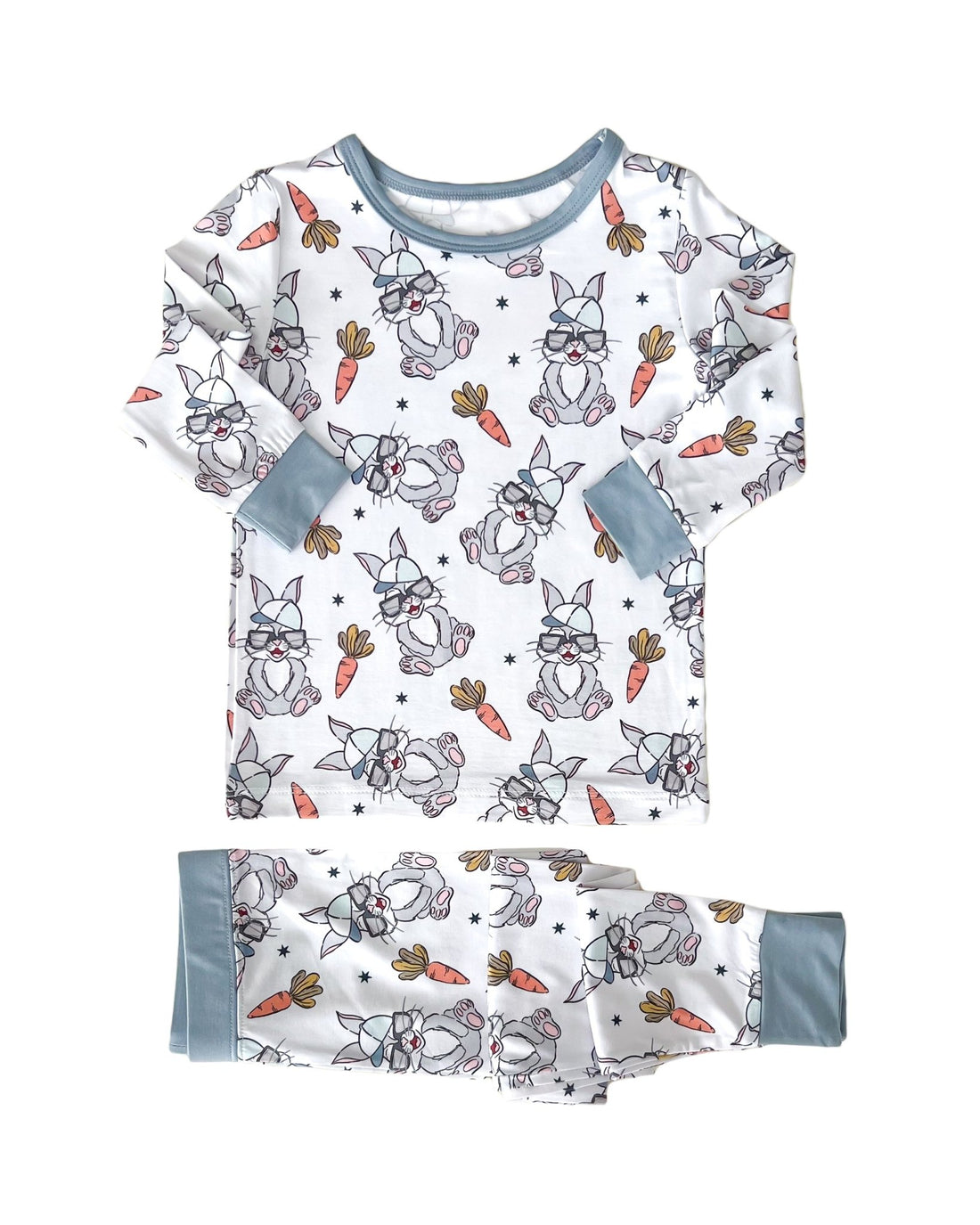 Bamboo Two Piece Set | Rad Bunny - Tenth &amp; Pine - Romper - 18 - 24M