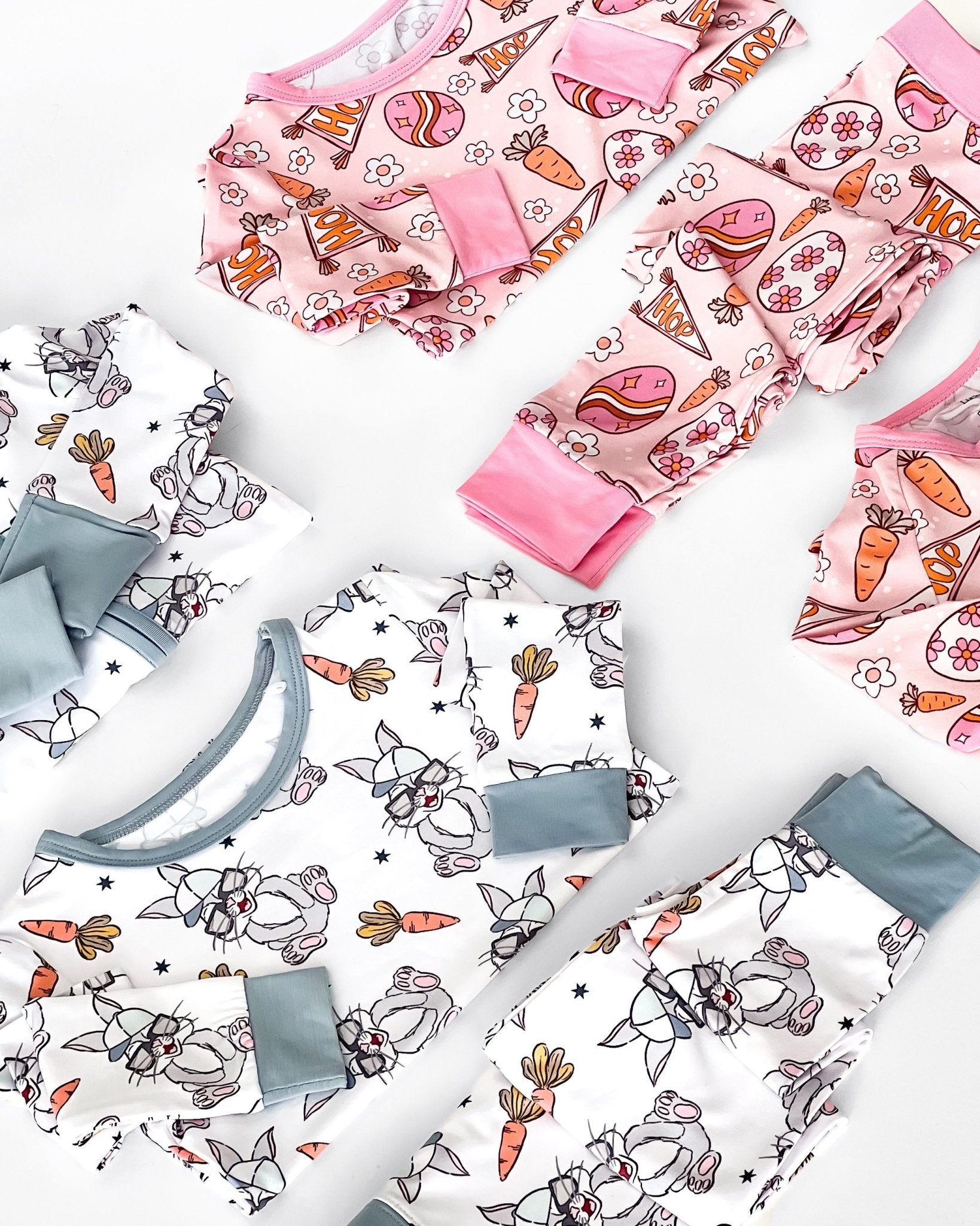 Bamboo Two Piece Set | Rad Bunny - Tenth &amp; Pine - Romper - 18 - 24M