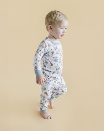 Bamboo Two Piece Set | Rad Bunny - Tenth &amp; Pine - Romper - 18 - 24M