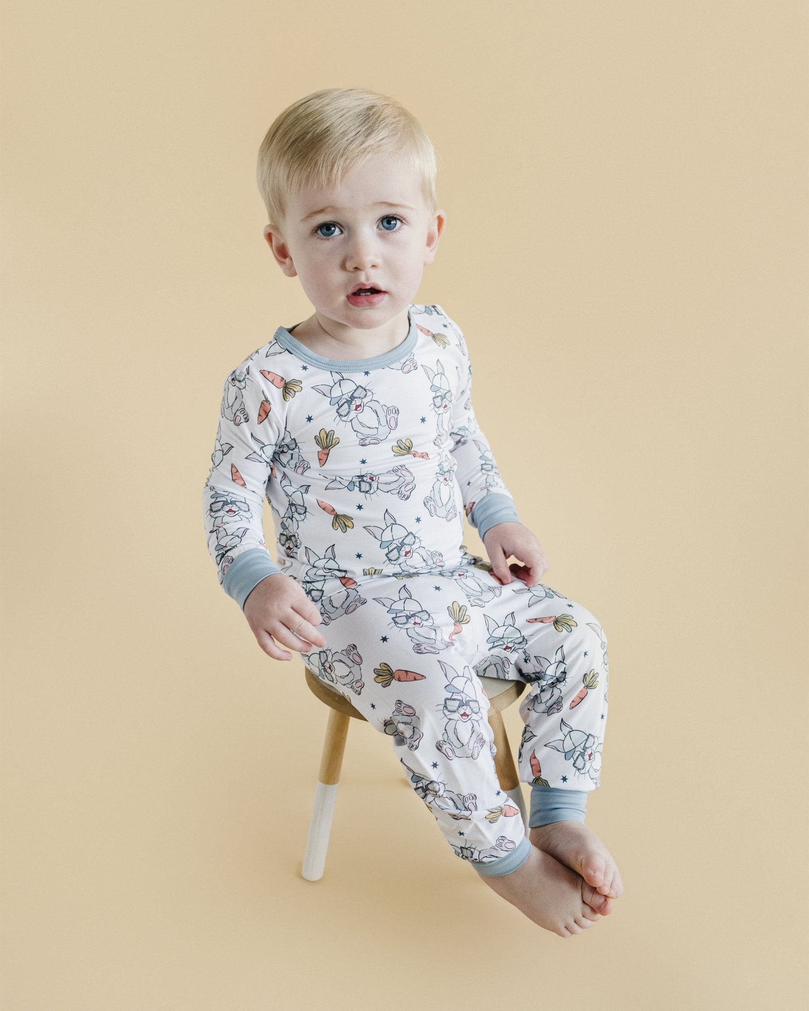 Bamboo Two Piece Set | Rad Bunny - Tenth &amp; Pine - Romper - 18 - 24M