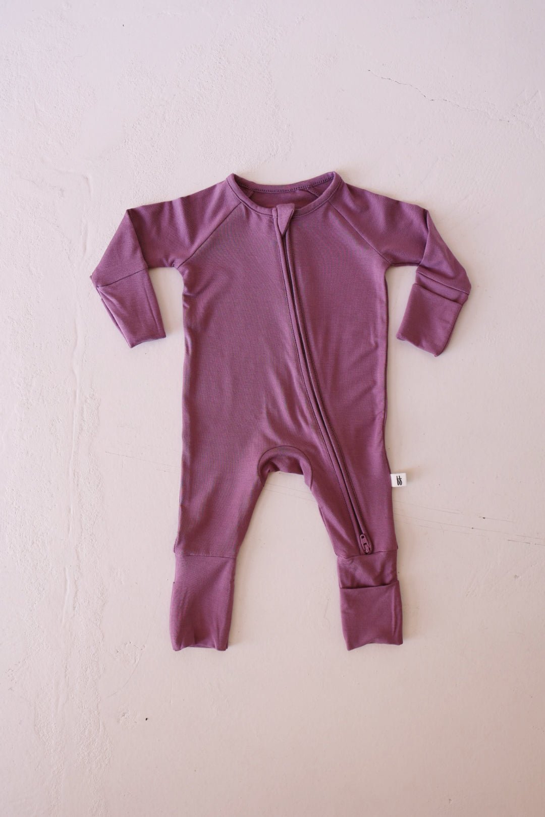 Bamboo Zip Pajamas | Amethyst - Tenth &amp; Pine - pajamas - Newborn