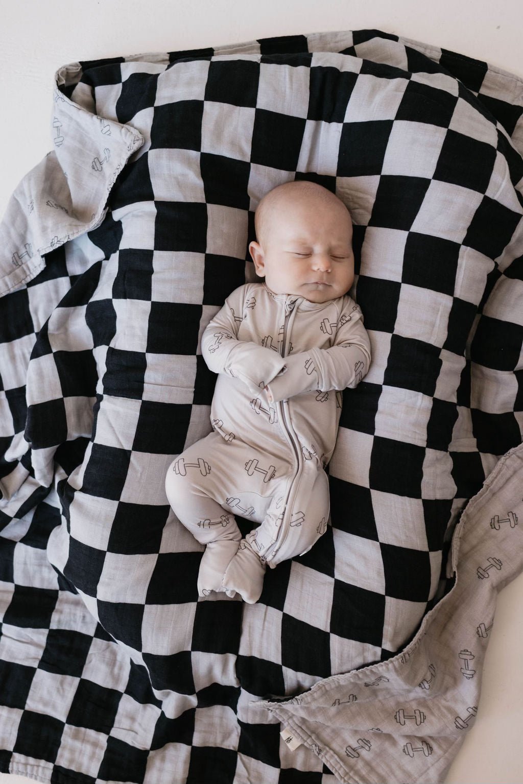 Bamboo Zip Pajamas | Arm Day - Tenth &amp; Pine - Baby clothing - Newborn