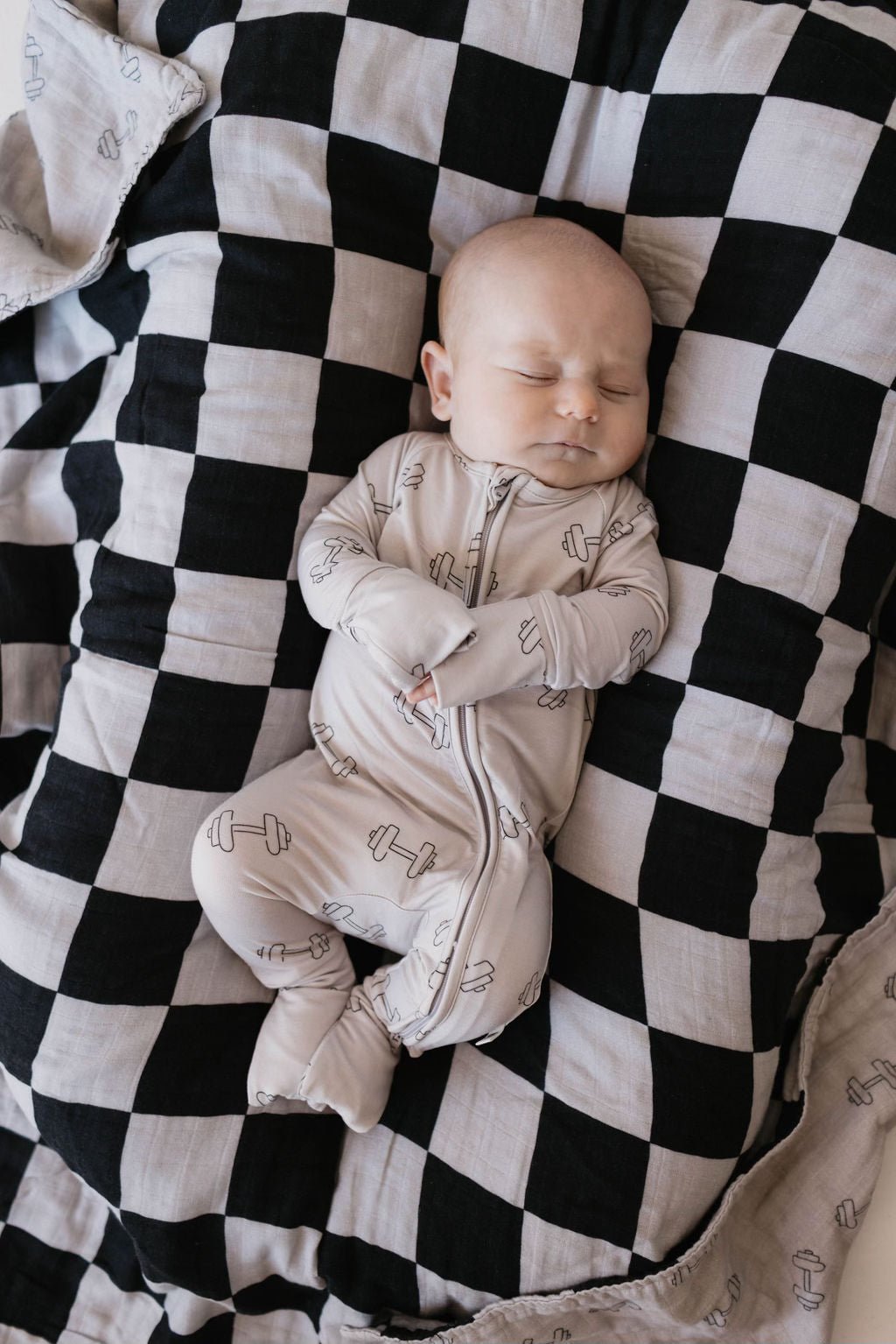 Bamboo Zip Pajamas | Arm Day - Tenth &amp; Pine - Baby clothing - Newborn