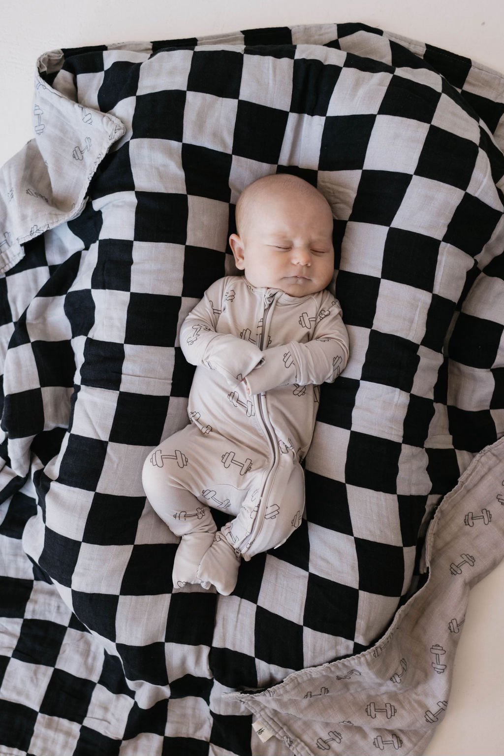 Bamboo Zip Pajamas | Arm Day - Tenth &amp; Pine - Baby clothing - Newborn