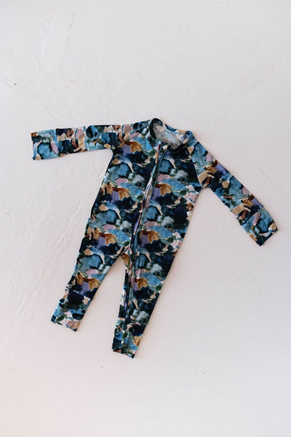 Bamboo Zip Pajamas | Charli Print - Tenth &amp; Pine - Newborn