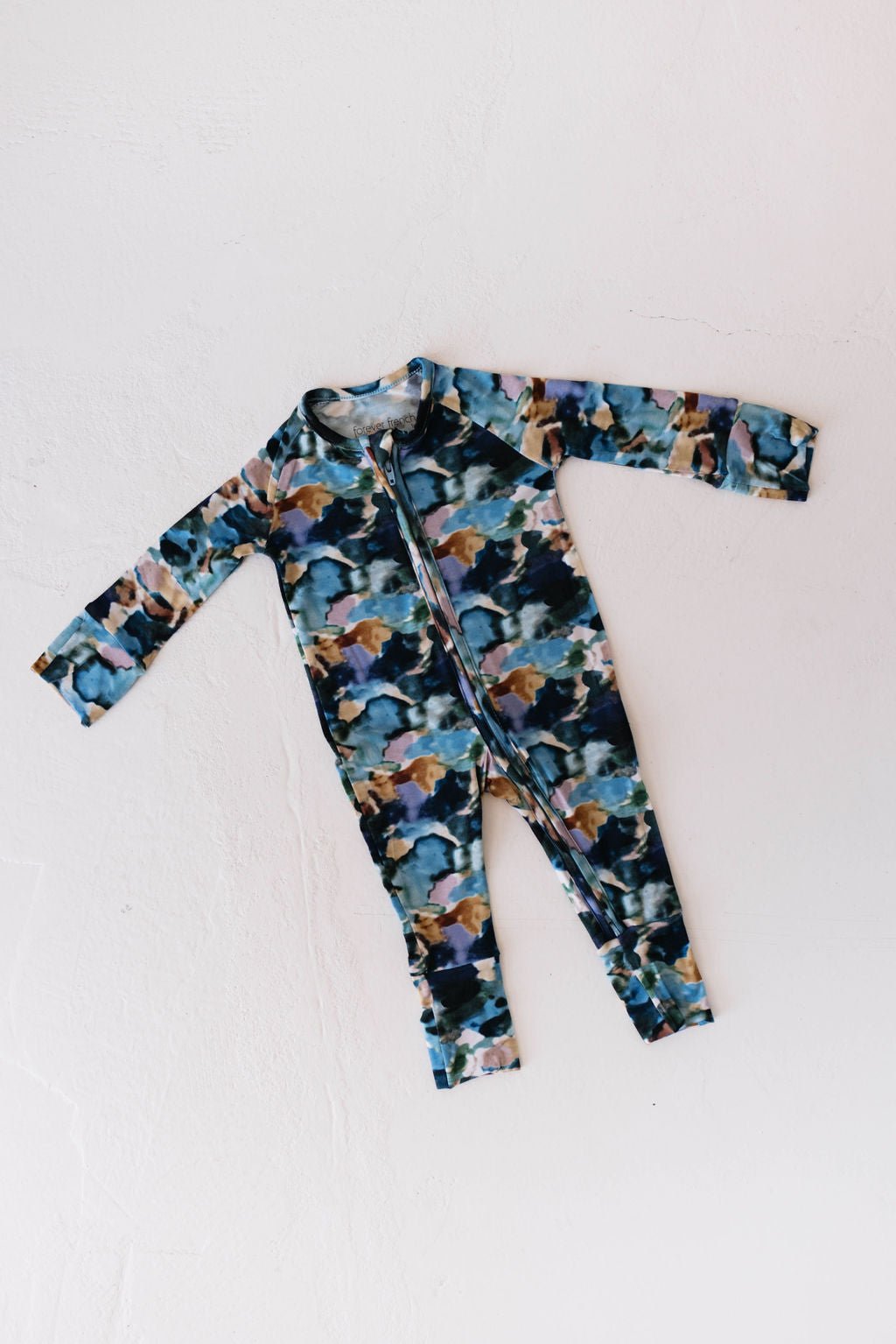 Bamboo Zip Pajamas | Charli Print - Tenth &amp; Pine - Newborn