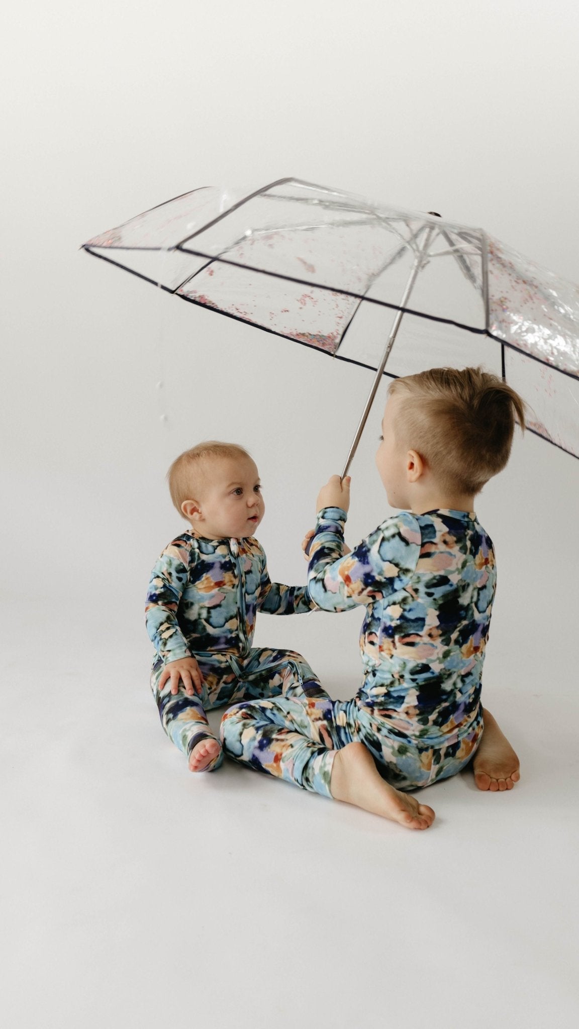 Bamboo Zip Pajamas | Charli Print - Tenth &amp; Pine - Newborn