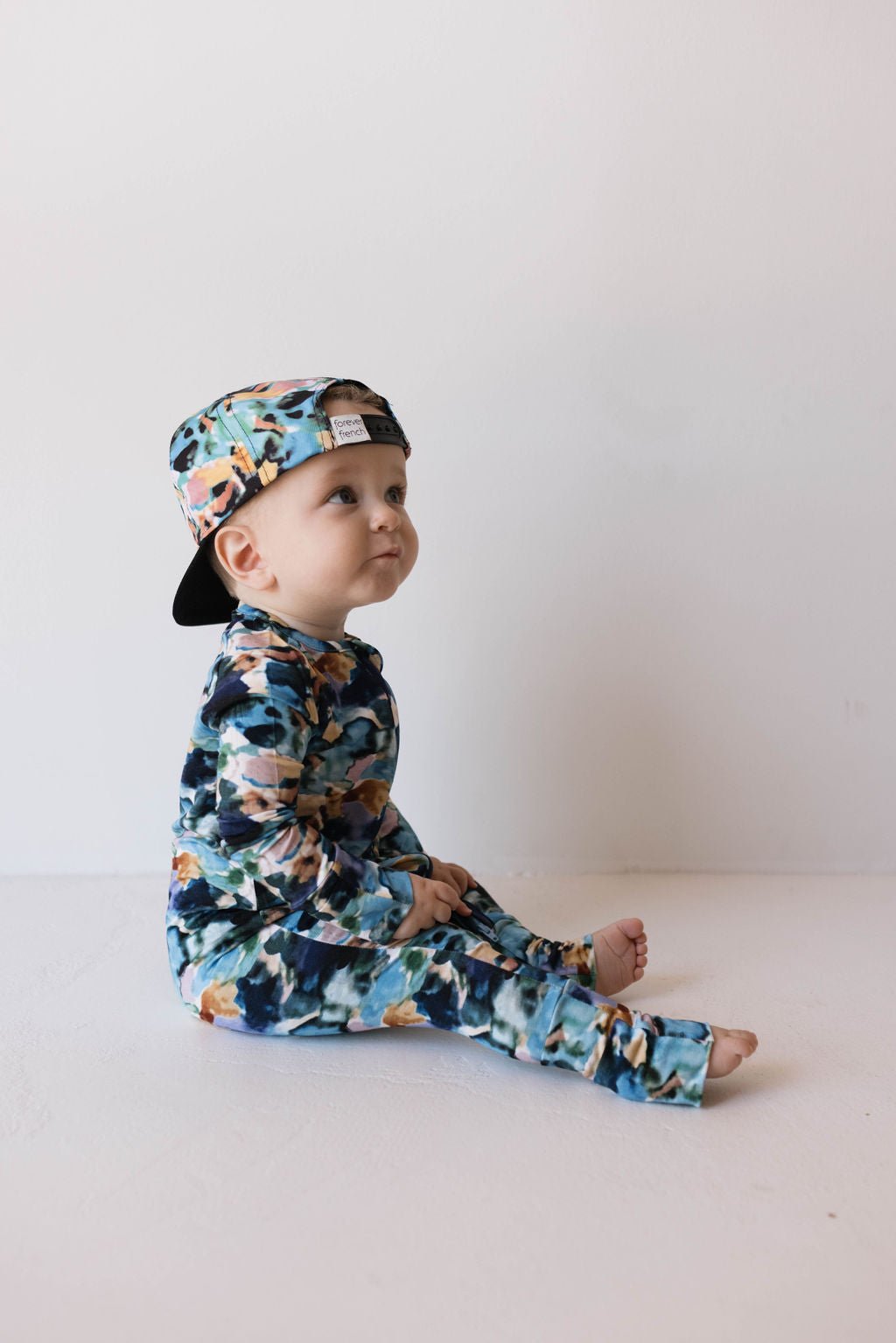 Bamboo Zip Pajamas | Charli Print - Tenth &amp; Pine - Newborn