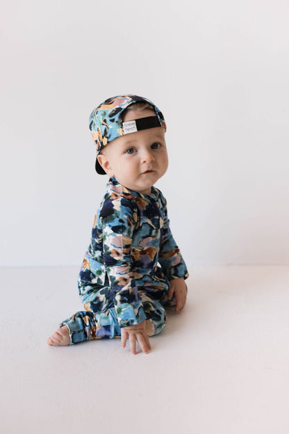 Bamboo Zip Pajamas | Charli Print - Tenth &amp; Pine - Newborn