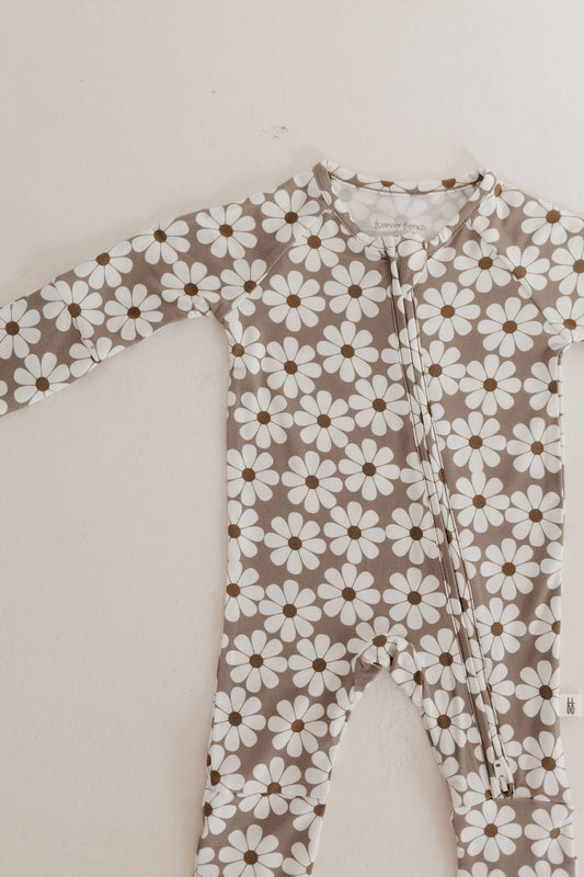 Bamboo Zip Pajamas | Darlin' - Tenth & Pine - Pajamas - Newborn