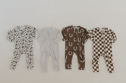 Bamboo Zip Pajamas | Darlin' - Tenth & Pine - Pajamas - Newborn