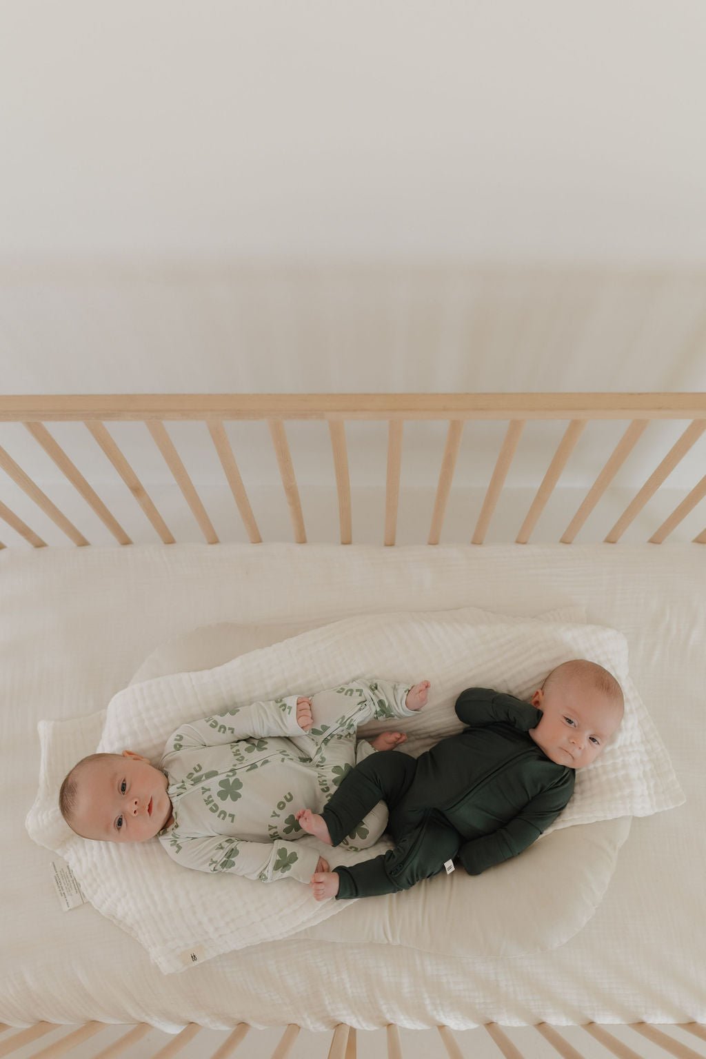 Bamboo Zip Pajamas | Emerald - Tenth &amp; Pine - Newborn