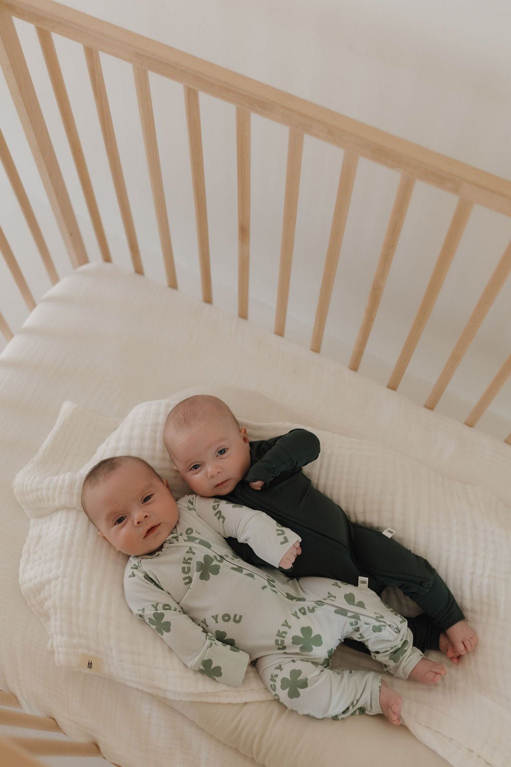 Bamboo Zip Pajamas | Emerald - Tenth &amp; Pine - Newborn