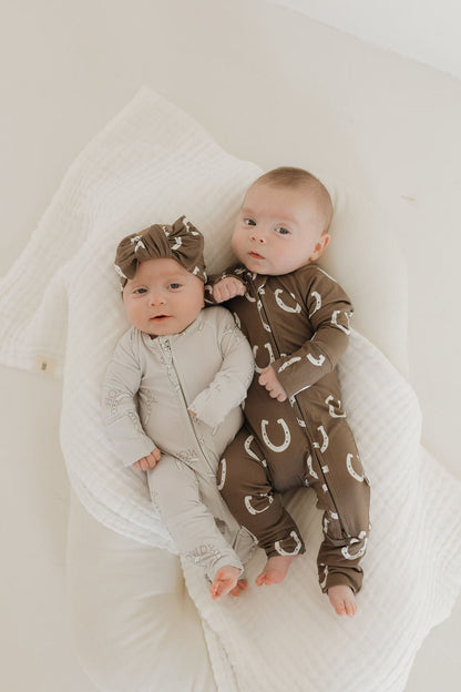 Bamboo Zip Pajamas | Howdy - Tenth & Pine - Pajamas - Newborn