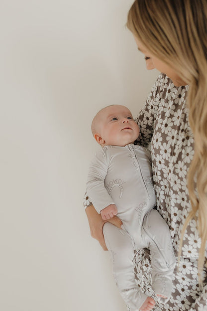 Bamboo Zip Pajamas | Howdy - Tenth & Pine - Pajamas - Newborn