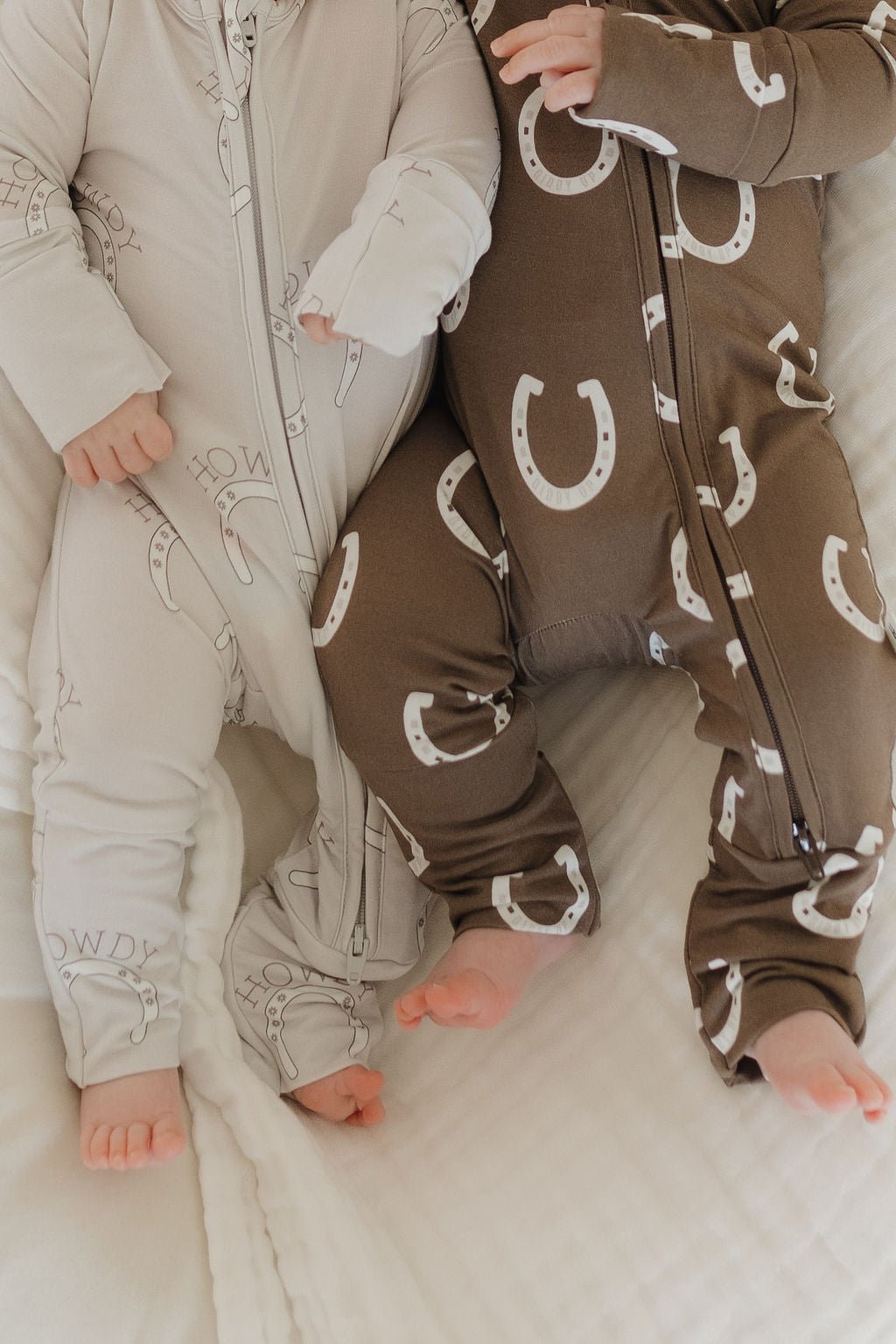 Bamboo Zip Pajamas | Howdy - Tenth & Pine - Pajamas - Newborn