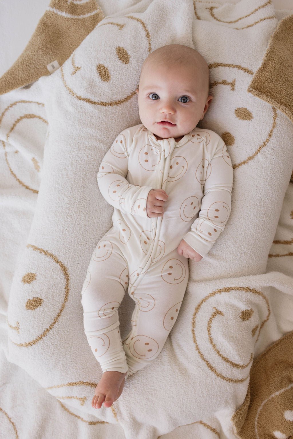 Bamboo Zip Pajamas | Just Smile - Tenth &amp; Pine - Newborn