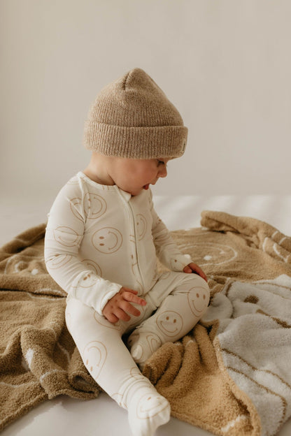 Bamboo Zip Pajamas | Just Smile - Tenth &amp; Pine - 18 - 24 Months