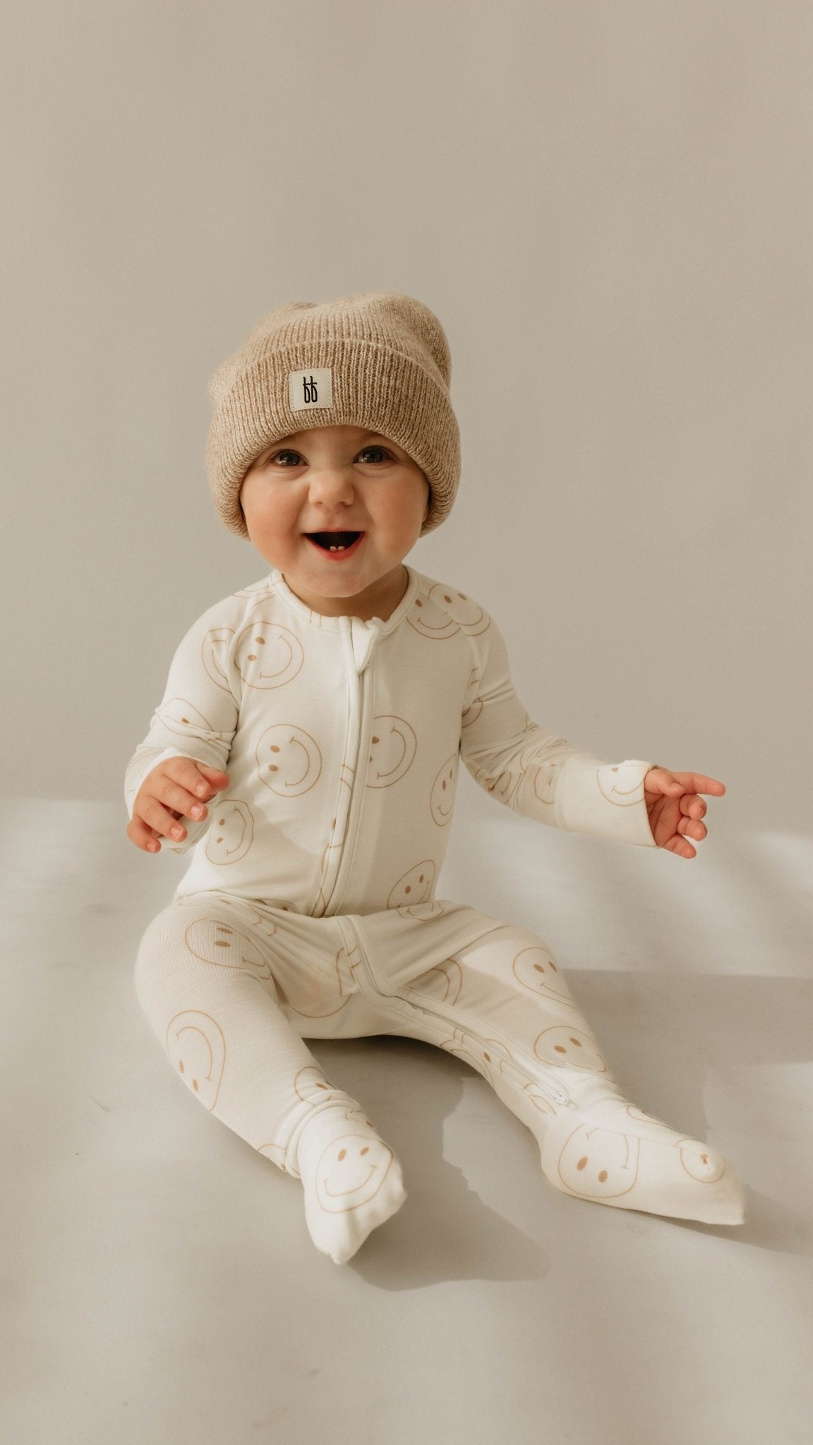 Bamboo Zip Pajamas | Just Smile - Tenth &amp; Pine - 18 - 24 Months