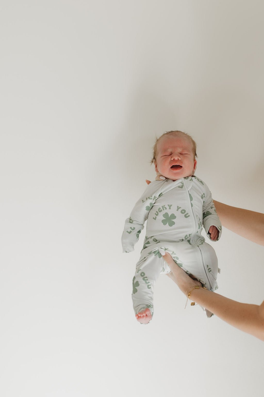 Bamboo Zip Pajamas | Lucky You - Tenth & Pine - Zip Pajama - Newborn