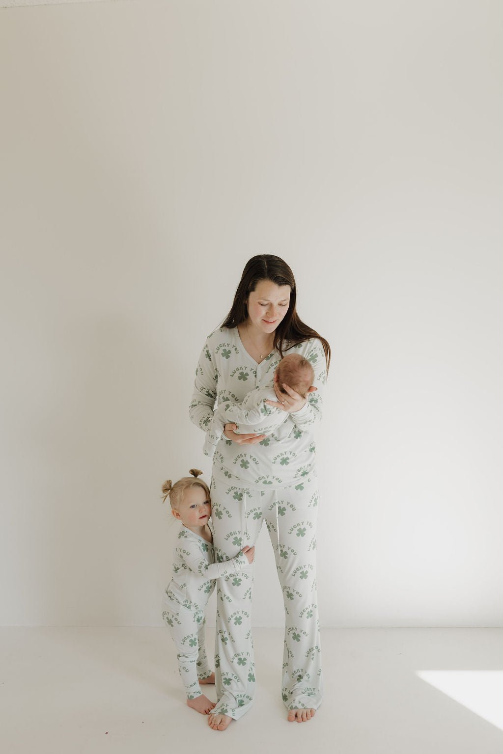 Bamboo Zip Pajamas | Lucky You - Tenth & Pine - Zip Pajama - Newborn