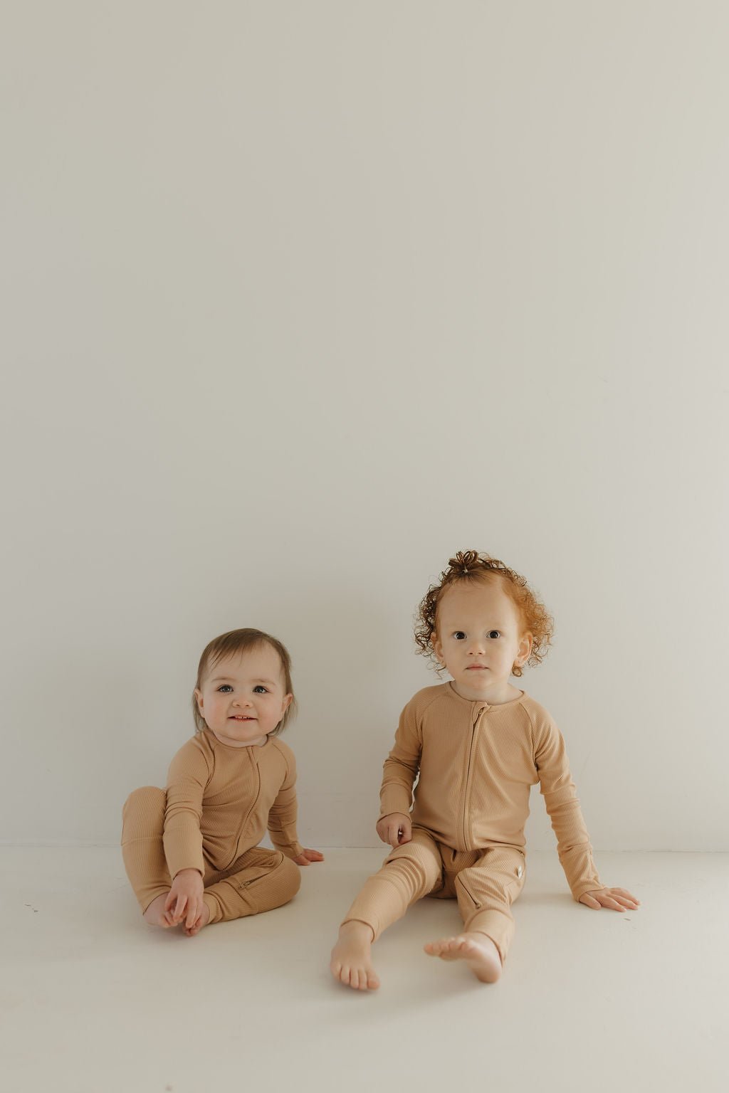 Bamboo Zip Pajamas | Tawny - Tenth & Pine - Zip Pajama - Newborn