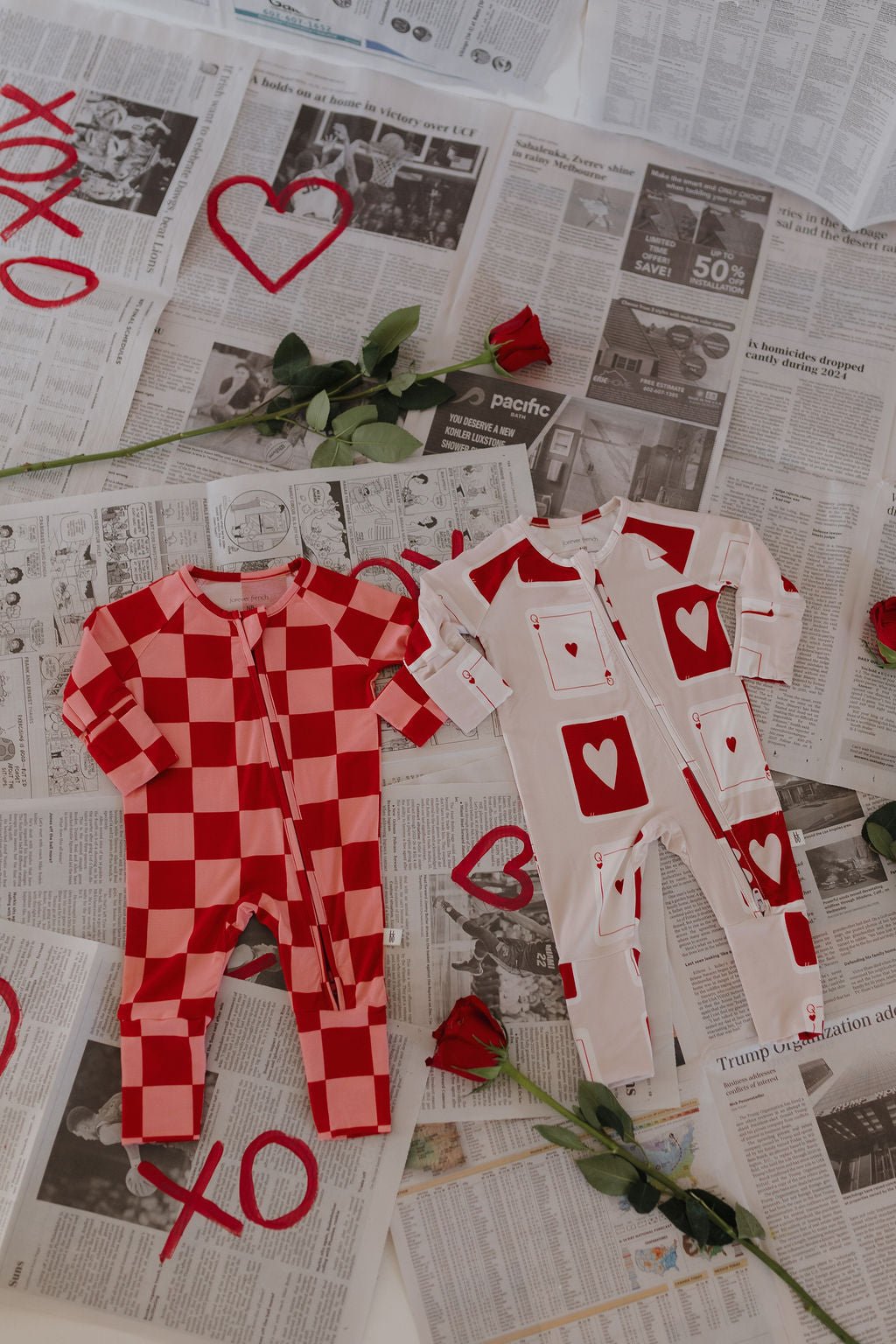 Bamboo Zip Pajamas | XOXO - Tenth &amp; Pine - Pajamas - Newborn