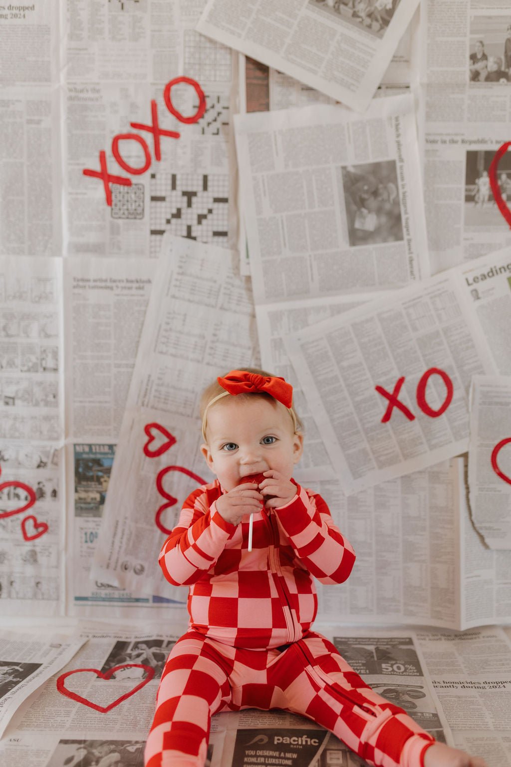 Bamboo Zip Pajamas | XOXO - Tenth &amp; Pine - Pajamas - Newborn