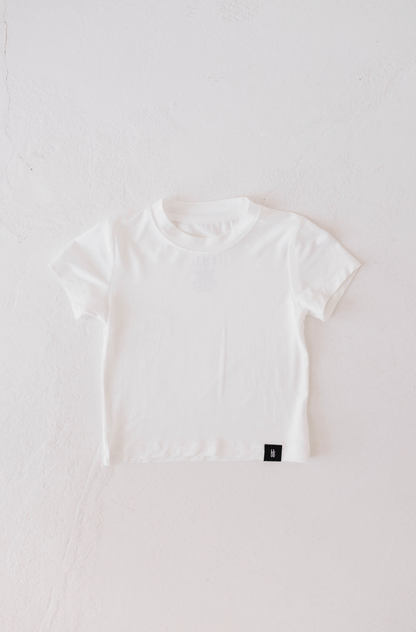 Basic Bamboo Tee | Cloud White - Tenth &amp; Pine - 18 - 24 Months