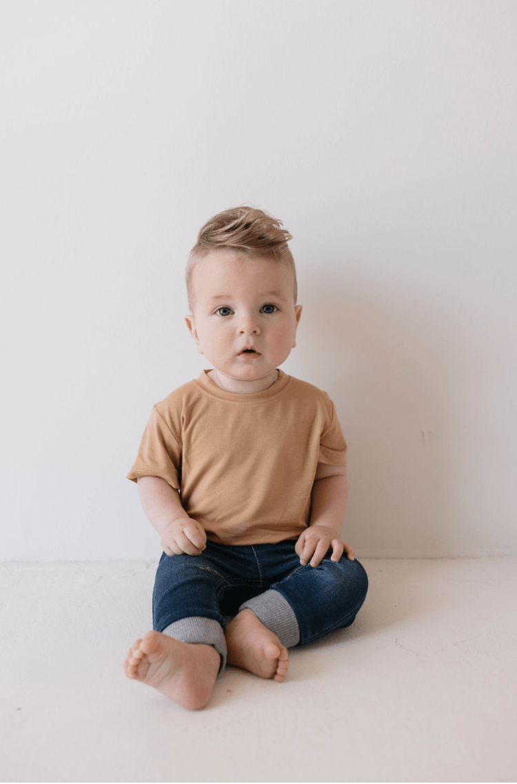 Basic Bamboo Tee | Cloud White - Tenth &amp; Pine - 18 - 24 Months