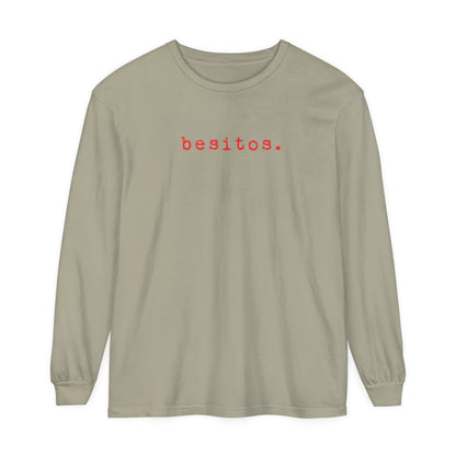 Besitos T-shirt | Adult Long Sleeve Tee - Tenth &amp; Pine - Long Sleeve Adult Tee