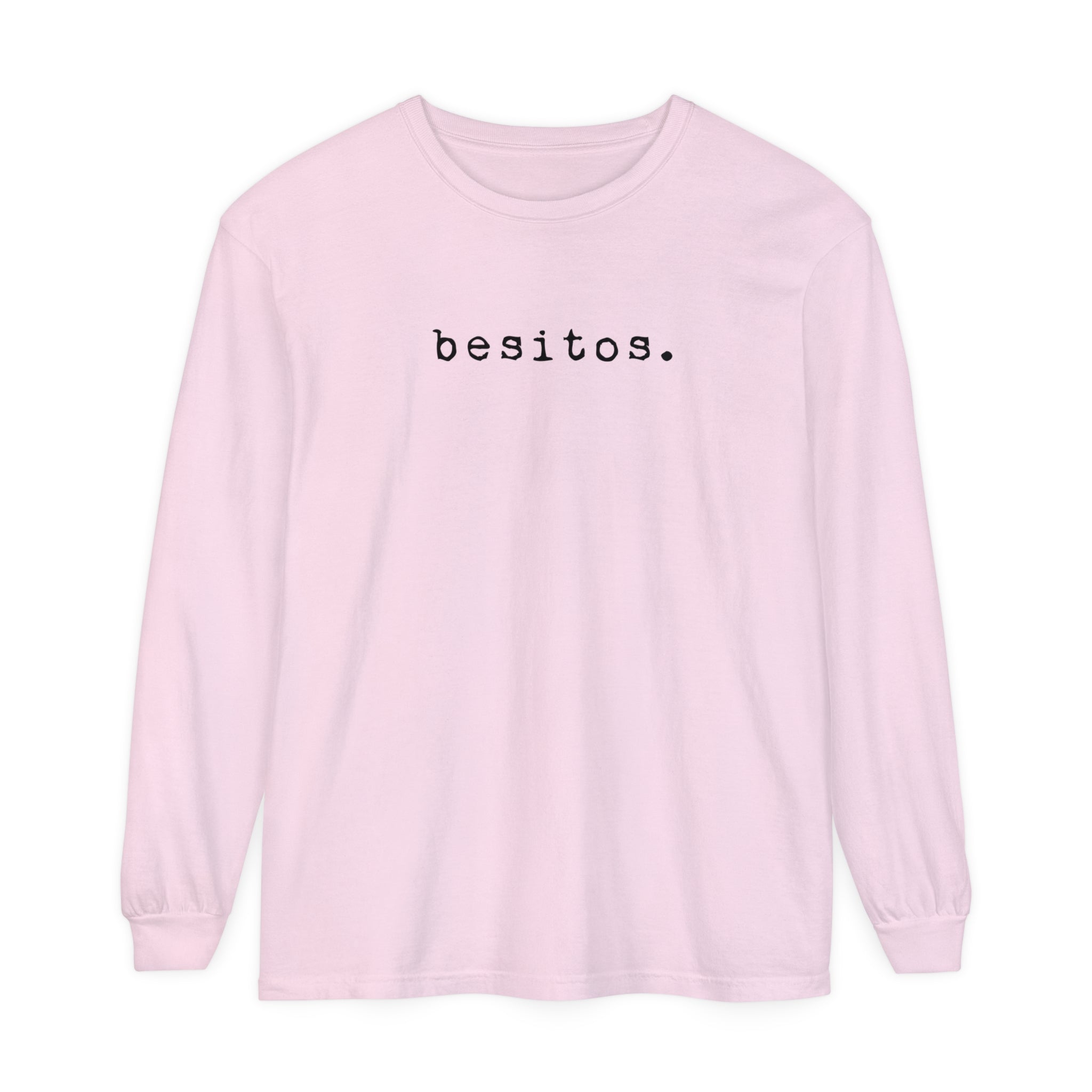 Besitos T-shirt | Adult Long Sleeve Tee - Tenth &amp; Pine - Long Sleeve Adult Tee