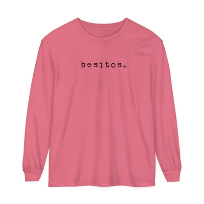 Besitos T-shirt | Adult Long Sleeve Tee - Tenth &amp; Pine - Long Sleeve Adult Tee