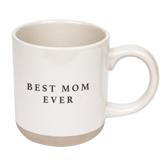 Best Mom Ever 14oz. Stoneware Coffee Mug - Tenth & Pine - Coffee Mugs - 