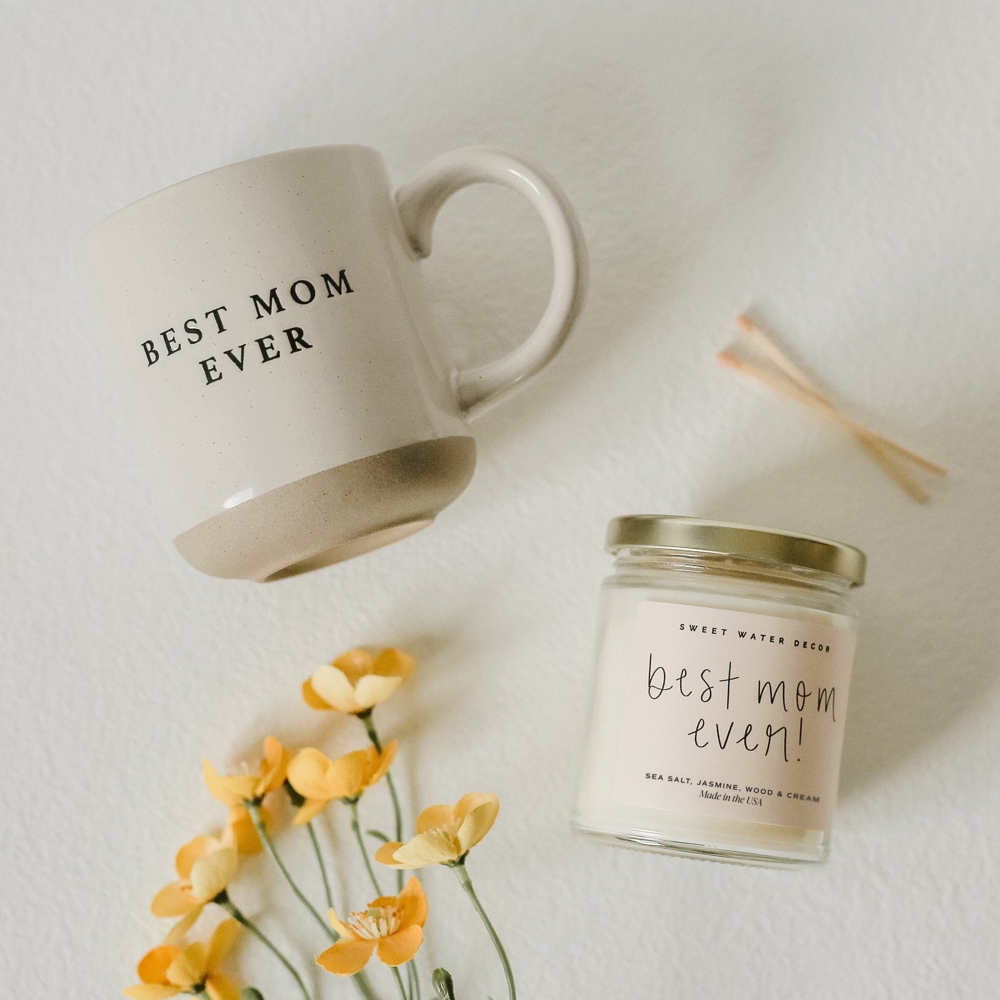 Best Mom Ever! Soy Candle - Clear Jar - 9 oz - Tenth & Pine - Candles - 