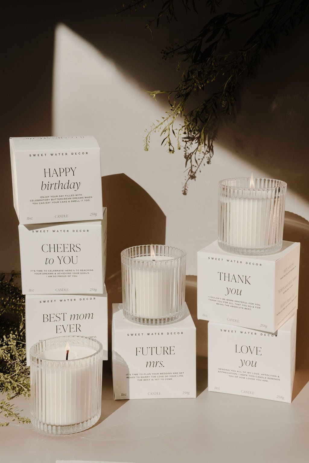 Best Mom Ever Soy Candle - Ribbed Glass Jar with Box - 12 oz - Tenth & Pine - Candles - 