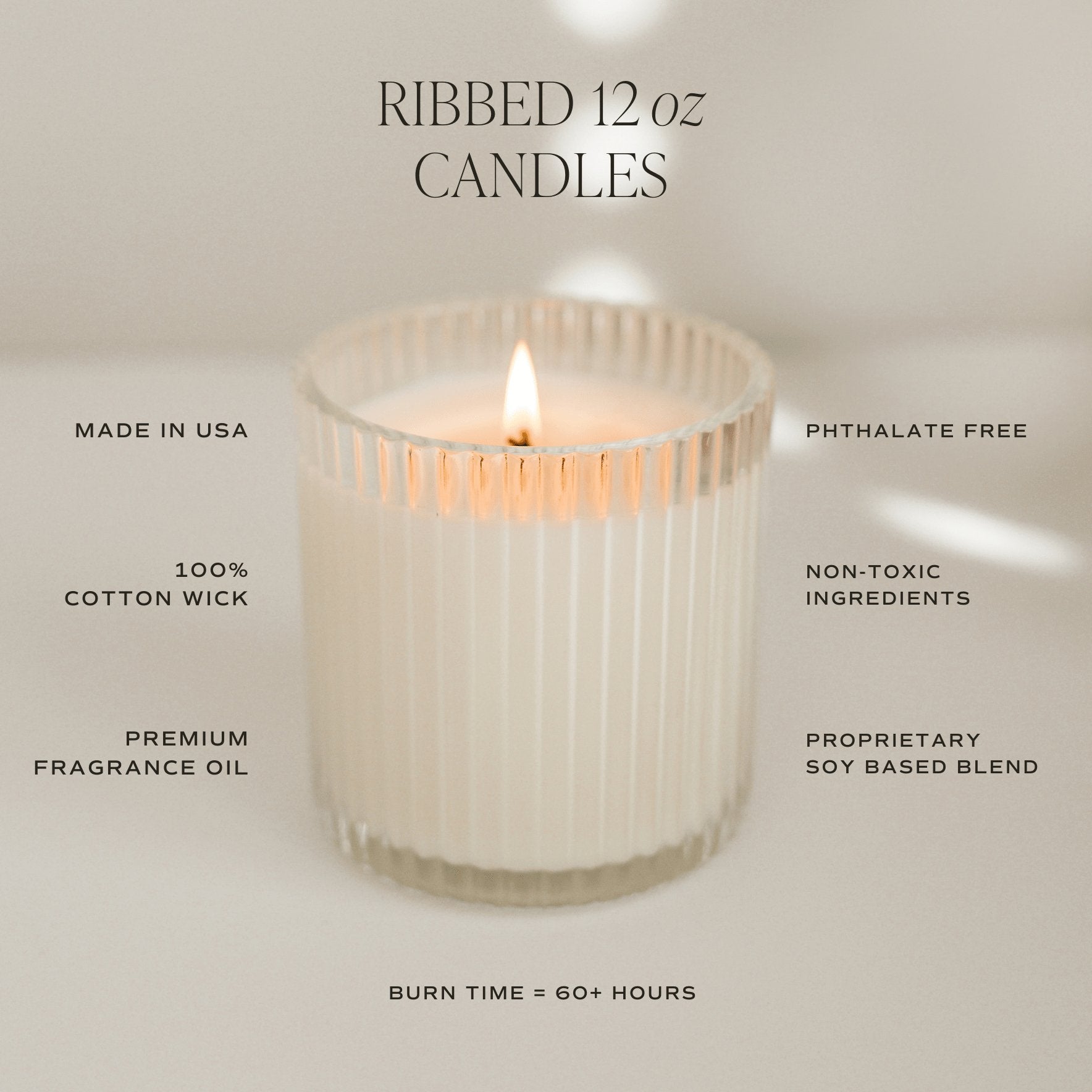 Best Mom Ever Soy Candle - Ribbed Glass Jar with Box - 12 oz - Tenth & Pine - Candles - 