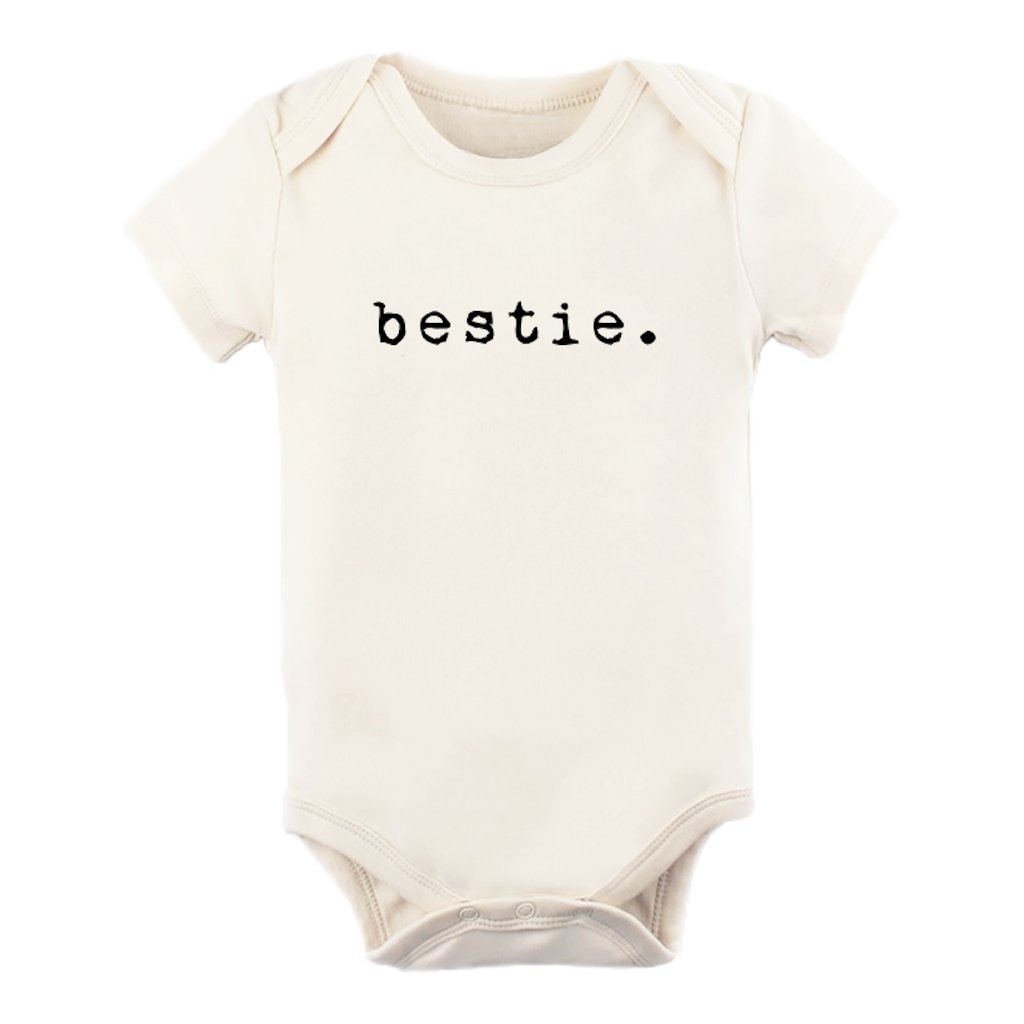 Bestie - Organic Cotton Bodysuit - Tenth &amp; Pine - Short Sleeve Onesie