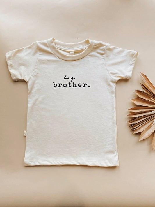 Big Brother Organic Cotton Short Sleeve Toddler T-Shirt - Tenth & Pine - Short Sleeve Tee - 2T - Tenth & Pine