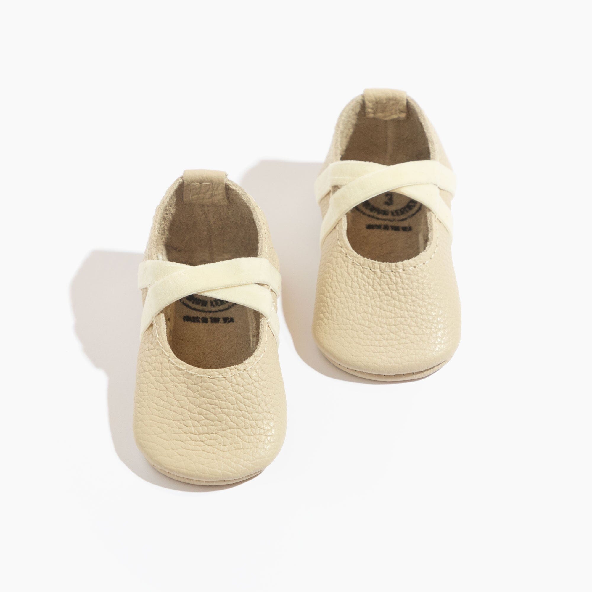 Birch Ballet Slipper Baby Shoe - Tenth &amp; Pine - Ballet Slipper - Soft Sole - 1