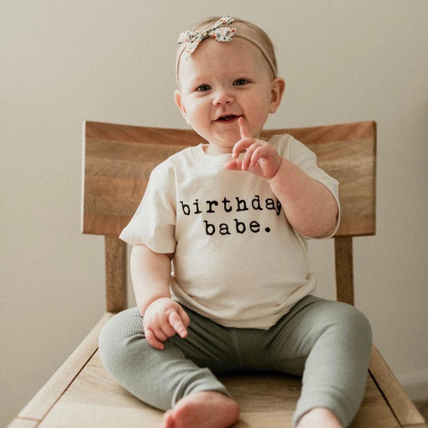 Birthday Babe - Organic Cotton Tee - Tenth &amp; Pine - Short Sleeve Tee