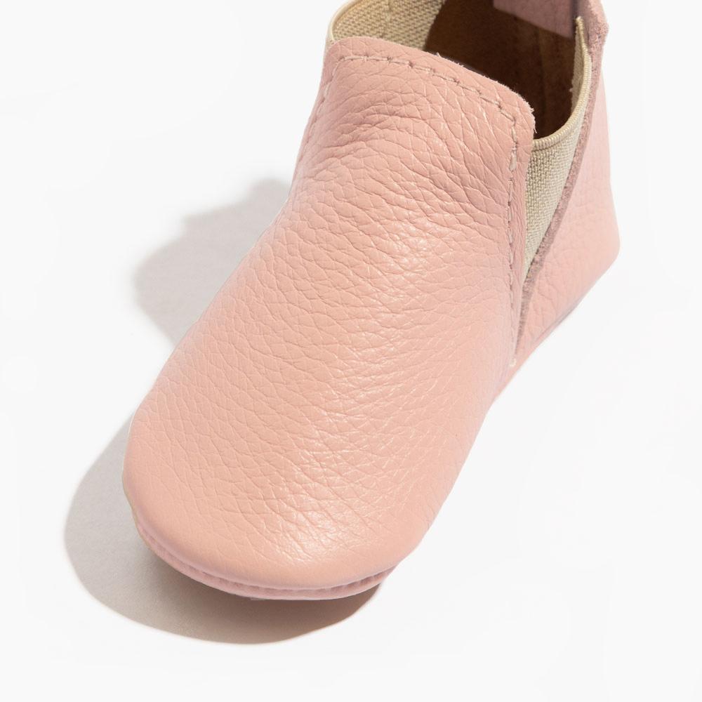 Blush Chelsea Boot Baby Shoe - Tenth &amp; Pine - Chelsea Boot - Soft Sole - 1